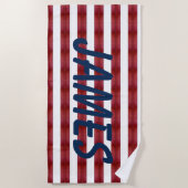 Streifen in Abstraktem Strandtuch (Vorderseite)