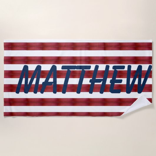 Streifen in Abstraktem Strandtuch (Vorderseite)