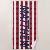 Streifen in Abstraktem Strandtuch (Vorderseite)