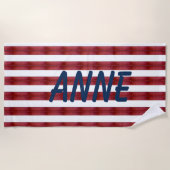 Streifen in Abstraktem Strandtuch (Vorderseite)