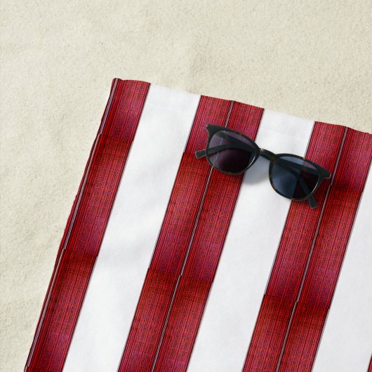 Streifen in Abstraktem Strandtuch (Beispiel)