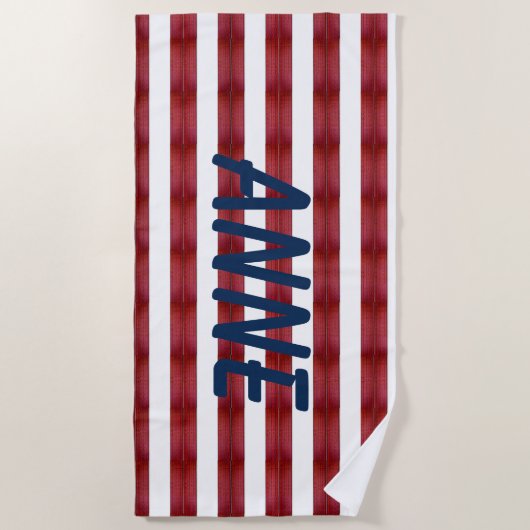 Streifen in Abstraktem Strandtuch (Vorderseite)