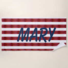 Streifen in Abstraktem Strandtuch