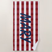 Streifen in Abstraktem Strandtuch (Vorderseite)