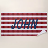 Streifen in Abstraktem Strandtuch (Vorderseite)