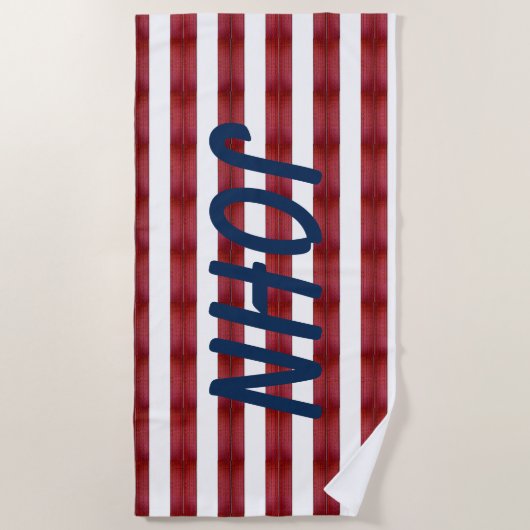 Streifen in Abstraktem Strandtuch (Vorderseite)