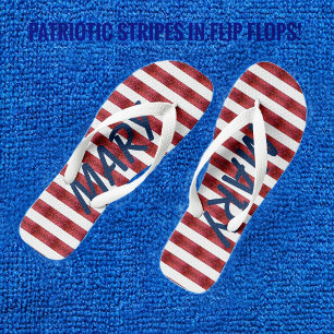 Streifen in Abstrakten Flip Flops Badesandalen