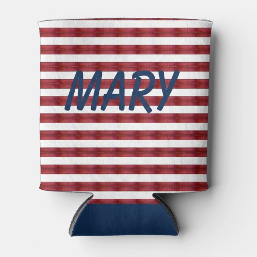 Streifen in Abstrakter Dose Dosenkühler (Vorderseite)