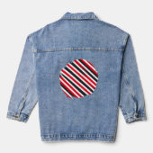 Streifen in Bewegung Jeansjacke (Rückseite)