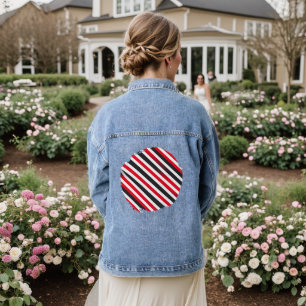 Streifen in Bewegung Jeansjacke