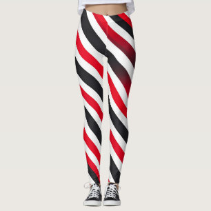 Streifen in Bewegung Leggings