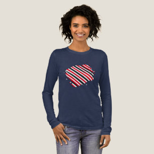 Streifen in Bewegung Tri-Blend Shirt