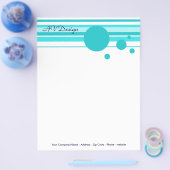 Streifen In Blau Flyer (Einzeln)