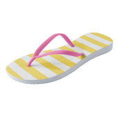 Streifen in Gelb | Sandalen (Schrägansicht)