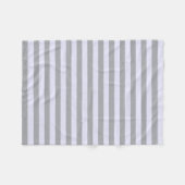 Streifen in Grau und Lavendel Fleecedecke (Vorderseite (Horizontal))