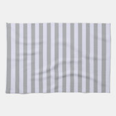 Streifen in Grau und Lavendel Geschirrtuch (Horizontal)