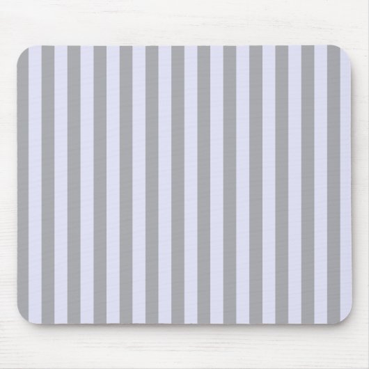 Streifen in Grau und Lavendel Mousepad (Vorne)