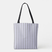 Streifen in Grau und Lavendel Tasche (Rückseite)