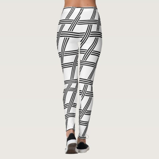 Streifen in Leggings (Rückseite)