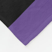 Streifen in Lila und schwarz Fleecedecke (Ecke)