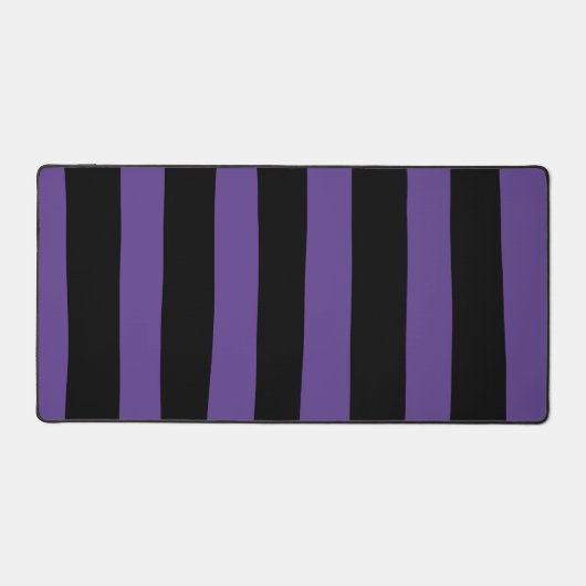 Streifen in Lila und schwarz Schreibtischunterlage (Vorderseite)