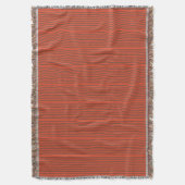 Streifen in natürlichen Farben braun und rot Decke (Vorderseite Vertikal)