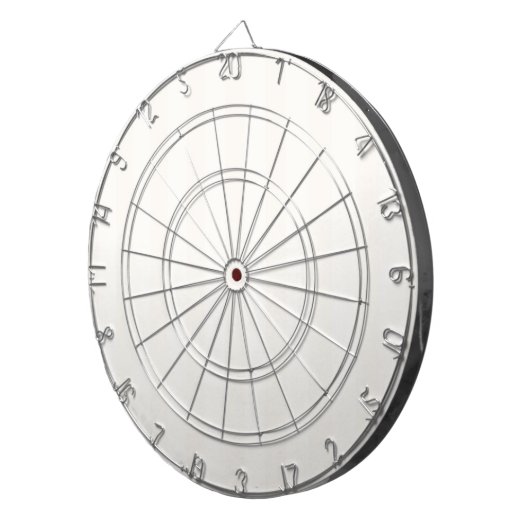 Streifen in Pastel Tan und Beige Dartscheibe (Vorderseite rechts)