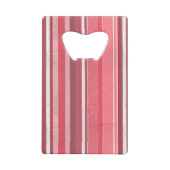 Streifen in Rosa Geldbeutel Flaschenöffner (Rückseite)