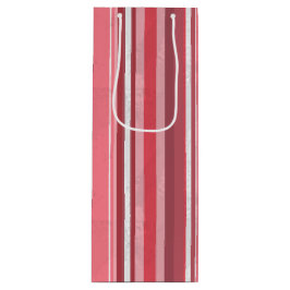 Streifen in Rosa Geschenktüte Für Weinflaschen
