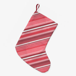 Streifen in Rosa Kleiner Weihnachtsstrumpf