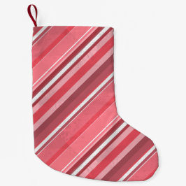 Streifen in Rosa Kleiner Weihnachtsstrumpf