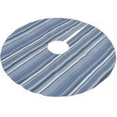 Streifen in Rosa Polyester Weihnachtsbaumdecke (Schrägansicht)