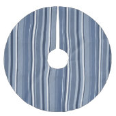 Streifen in Rosa Polyester Weihnachtsbaumdecke (Vorderseite)