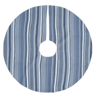 Streifen in Rosa Polyester Weihnachtsbaumdecke