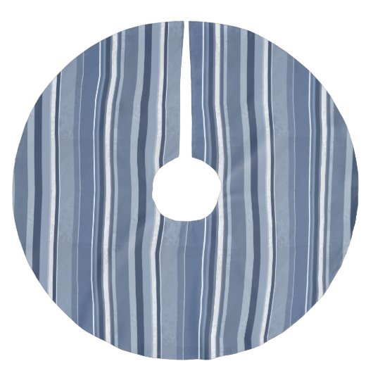 Streifen in Rosa Polyester Weihnachtsbaumdecke (Vorderseite)