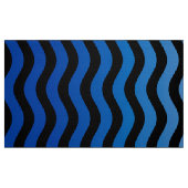 Streifen in Schwarz und Blau Stoff (Fat Quarter (45,7 x 55,9 cm))