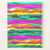 Streifen in Wasserfarben Planer (Rückseite)