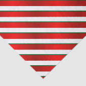 Streifen in Weiß, Grün und Rot Seidenpapier (Ausschnitt)