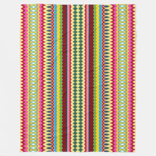 Streifen in Wirbel Fleecedecke (Vorderseite)