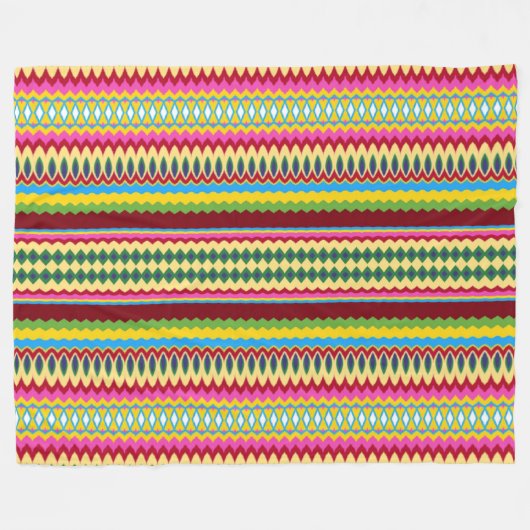 Streifen in Wirbel Fleecedecke (Vorderseite (Horizontal))