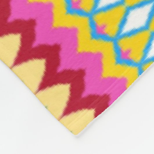 Streifen in Wirbel Fleecedecke (Ecke)