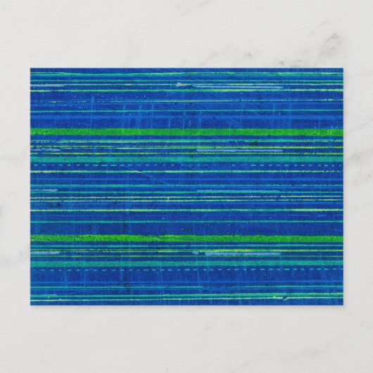 Streifen japanisches Holzschnitt Textil Postkarte (Vorderseite)