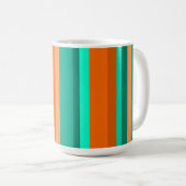 Streifen Kaffeetasse (VorderseiteRechts)