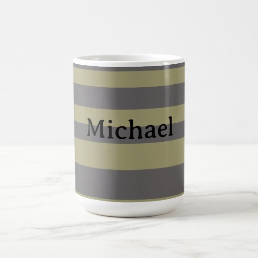 Streifen Kaffeetasse (Mittel)
