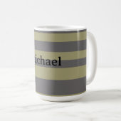Streifen Kaffeetasse (VorderseiteRechts)