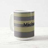 Streifen Kaffeetasse (Vorderseite Links)