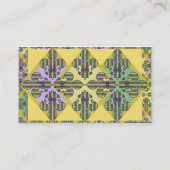 Streifen-Karneval-Lilie Visitenkarte (Rückseite)