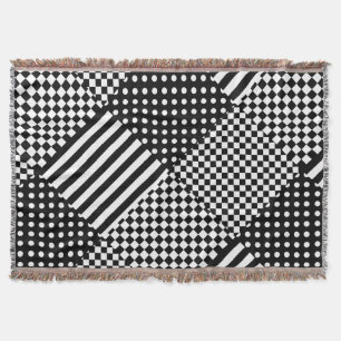 Streifen Karo Harlequin Polka Dots Mixed Design Decke