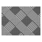 Streifen Karo Harlequin Polka Dots Mixed Design Tischdecke (Vorderseite (Horizontal))