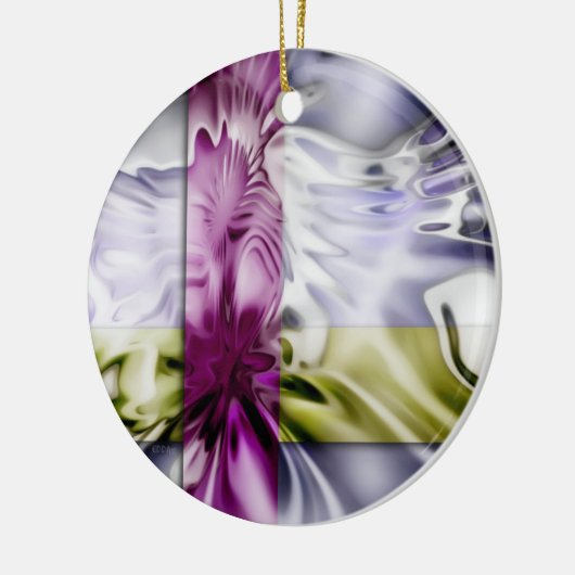 Streifen Keramik Ornament (Links)